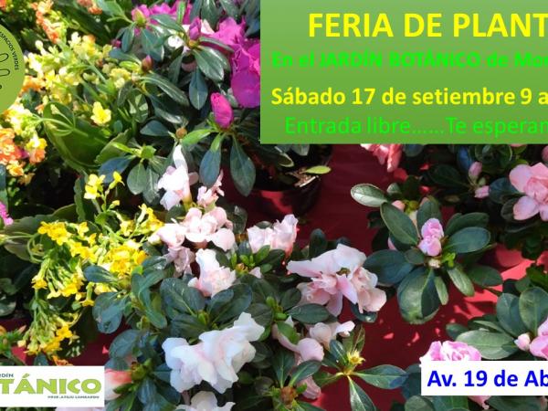 Afiche feria de plantas de primavera , Setiembre 2022